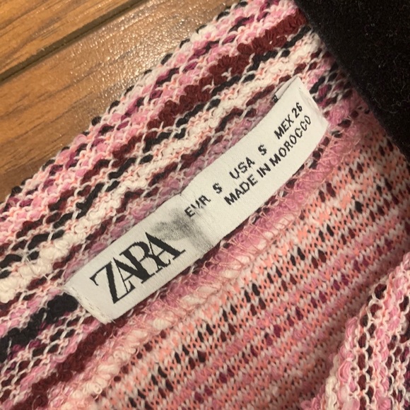 Zara Tweed Pink Velvet Strap Short Romper - Picture 16 of 16